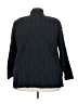 Foxcroft Solid Black 3/4 Sleeve Button-Down Shirt Size 3X - photo 2