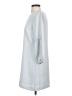 Ann Taylor 100% Polyester Solid Gray Casual Dress Size 2 - photo 5
