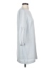 Ann Taylor 100% Polyester Solid Gray Casual Dress Size 2 - photo 4