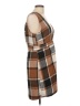 Unbranded 100% Polyester Plaid Brown Casual Dress Size L - photo 4