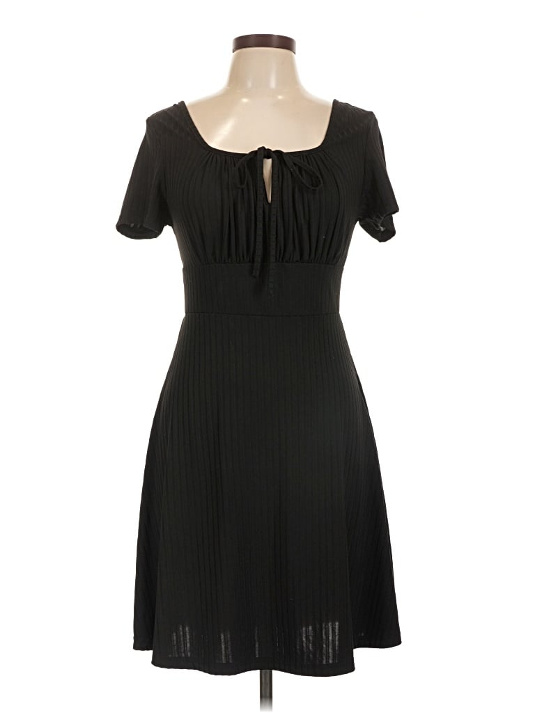 Pre-owned Shein Casual Dress In Black