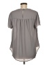 Torrid 100% Polyester Gray Short Sleeve Blouse Size Med Plus (00) - photo 2