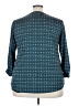 89th & Madison 100% Polyester Teal 3/4 Sleeve Blouse Size 3X - photo 2
