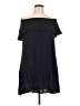 Unbranded Solid Black Casual Dress Size L - photo 1