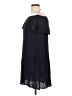 Unbranded Solid Black Casual Dress Size L - photo 5
