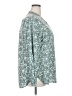 Timeson Floral Green Long Sleeve Blouse Size XXL - photo 4