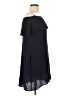 Unbranded Solid Black Casual Dress Size L - photo 4