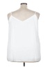 Soft Surroundings 100% Polyester White Tank Top Size 3X - photo 2