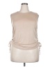 On 34th Tan Sleeveless Top Size XXL - photo 1