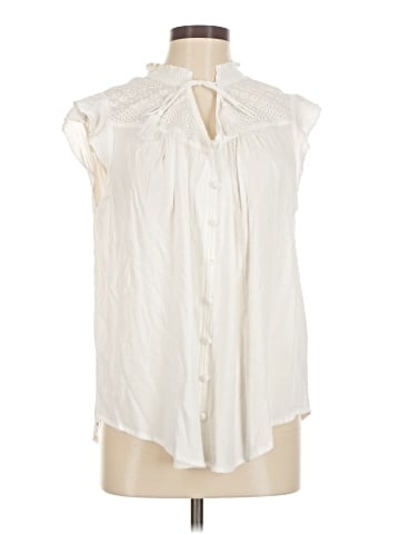 Torrid Sleeveless Button-Down Shirt (view 1)