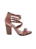 Lucky Brand Brown Pink Heels Size 6 1/2 - photo 1
