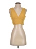 Forever 21 100% Rayon Yellow Sleeveless Top Size XS - photo 1