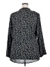 Timeson 100% Polyester Floral Black 3/4 Sleeve Blouse Size XXL - photo 2