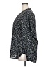 Timeson 100% Polyester Floral Black 3/4 Sleeve Blouse Size XXL - photo 5