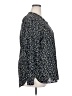 Timeson 100% Polyester Floral Black 3/4 Sleeve Blouse Size XXL - photo 4