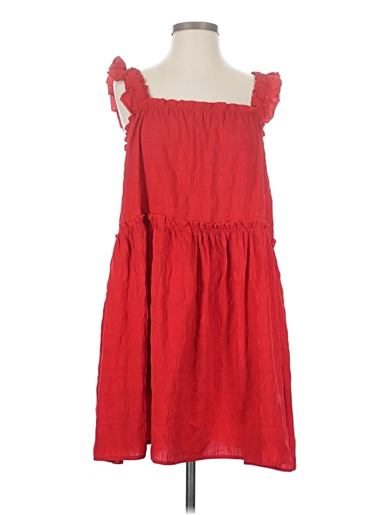 Pre-owned Shein Casual Dress In Red