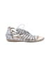 Earth Metallic Silver Purple Sandals Size 8 1/2 - photo 1