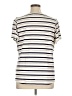 89th & Madison Stripes Ivory Short Sleeve Henley Size 1X - photo 2