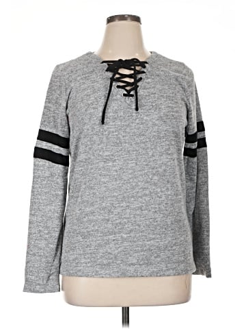 Always Indigo Long Sleeve Top (view 1)