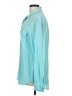Equipment 100% Silk Color Block Teal Blue Blouse Size L - photo 5
