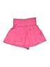 TCEC 100% Polyester Solid Pink Shorts Size S - photo 1