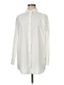 J. McLaughlin Ivory Long Sleeve Button-Down Shirt Size M - photo 1
