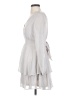 Japna 100% Polyester White Gray Cocktail Dress Size S - photo 5