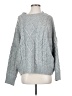Paper Crane 100% Polyester Solid Gray Pullover Sweater Size S - photo 1