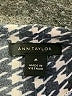 Ann Taylor Houndstooth Blue Gray Long Sleeve Blouse Size M - photo 7