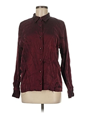 Karen Scott Long Sleeve Button-Down Shirt (view 1)