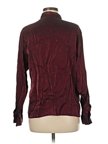 Karen Scott Long Sleeve Button-Down Shirt (view 2)