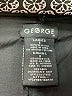 George 100% Polyester Paisley Gray Casual Skirt Size 8 - photo 4