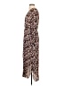 Vince. 100% Polyester Animal Print Brown Casual Dress Size 0 - photo 5