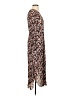 Vince. 100% Polyester Animal Print Brown Casual Dress Size 0 - photo 4