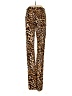 Alloy Animal Print Brown Casual Pants Size 4 - photo 2