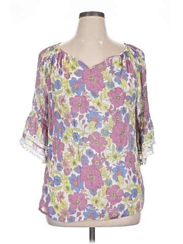 I.N. Studio 3/4 Sleeve Blouse (view 1)