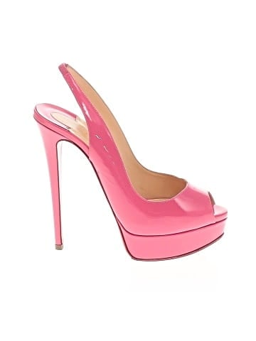 Christian Louboutin atent Leather Private Number Peep Toe Slingback Sandals 150mm (view 1)