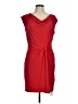 MICHAEL Michael Kors Solid Red Cocktail Dress Size M - photo 1