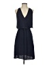 Theory 100% Silk Solid Blue Cocktail Dress Size 0 - photo 1