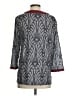 Talbots 100% Cotton Gray 3/4 Sleeve Blouse Size S - photo 2