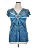 Apt. 9 Blue Short Sleeve Blouse Size XL (petite) - photo 1