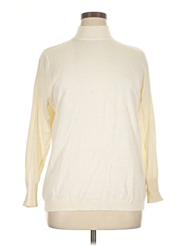August Silk Turtleneck Sweater (view 1)