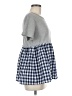 Shop Basic USA Checkered-gingham Gray Casual Dress Size M - photo 4