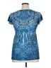 Apt. 9 Blue Short Sleeve Blouse Size XL (petite) - photo 2
