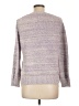 MM. LaFleur Tweed Purple Pullover Sweater Size L - photo 2