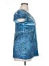 Apt. 9 Blue Short Sleeve Blouse Size XL (petite) - photo 4