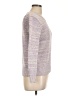 MM. LaFleur Tweed Purple Pullover Sweater Size L - photo 4