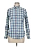 PETER MILLAR Plaid Blue Long Sleeve Button-Down Shirt Size M - photo 1