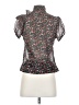 Twenty One 100% Polyester Gray Short Sleeve Blouse Size S - photo 2