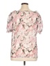 Shein Curve 100% Polyester Pink Short Sleeve Blouse Size 14 Plus (1) - photo 2